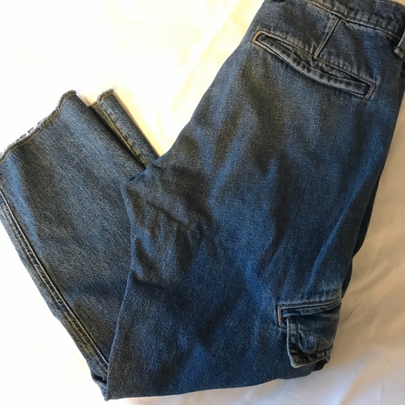 Vince Button Fly Crop Cargo Pant - Picture 2 of 6